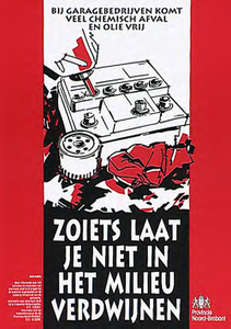 30338 Aktie van de provincie Noord-Brabant voor het inzamelen van schadelijke stoffen, 1993