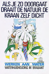 30339 Aktie van de provincie Noord-Brabant voor het verantwoord omgaan met water, 1992