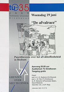 30343 Paneldiscussie over het afvalstoffenbeleid in Brabant in Auditorium TU Eindhoven, 19-06-1993