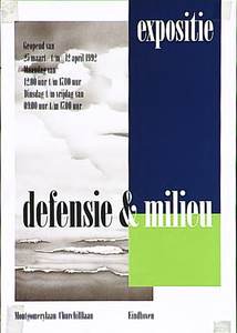 30347 Expositie over natuurbescherming en militaire oefenterreinen, 1992