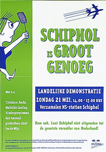 30363 Aktie tegen uitbreiding van Schiphol, 1995