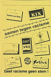 30384 Posteraktie tegen racisme, 1994