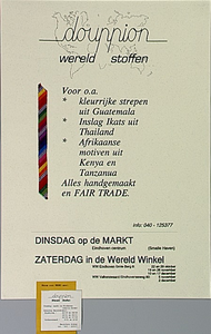 30450 Handgemaakte en fair trade wereld stoffen, 22-10-1994 - 02-12-1994