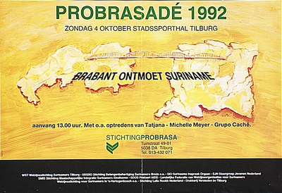 30475 Brabant ontmoet Suriname in Stadssporthal Tilburg, 04-10-1992