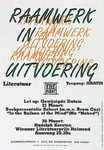 30496 Performerance literatuur in de Effenaar, 28-03-1994