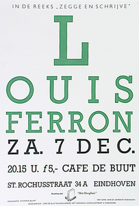 30499 Presentatie van schrijver Louis Ferron in café De Buut, 07-12-1993