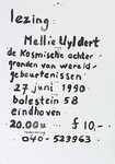 30545 Lezing van Mellie Uyldert, 27-06-1990