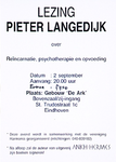 30550 Lezing door Pieter Langedijk georganiseerd over reïncarnatie, enz. in gebouw 'De Ark', 02-09-1991