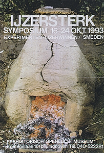 30620 Experimenten ijzerwinnen en smeden in het Prehistorisch Openluchtmuseum, 16-10-1993 - 24-10-1993
