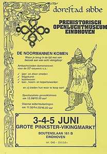 30621 Historische reconstructie middeleeuwen in het Prehistorisch Openluchtmuseum Eindhoven, 03-06-1995 - 05-06-1995