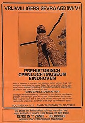 30624 Vrijwilligers gevraagd voor het Prehistorisch Openluchtmuseum Eindhoven, 1992