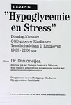 30655 Lezing Hypoglysemie en Stress in GGD-gebouw, 30-03-1995