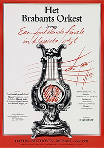 30721 Concertserie 1991 van het Brabants Orkest rond de Weense klassieken, 11-06-1991 - 29-06-1991