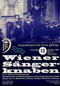 30734 Optreden van de Wiener Sänger Knaben in het Muziekcentrum Frits Philips, 1993