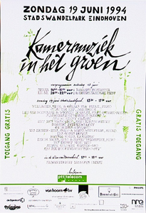 30755 Kamerrmuziek in het Stadswandelpark met voorprogramma in Piazza kiosk, 18-06-1994 - 19-06-1994