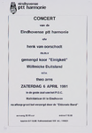 30764 Concert van de Eindhovense ptt harmonie in de grote zaal van het P.O.C, 06-04-1991