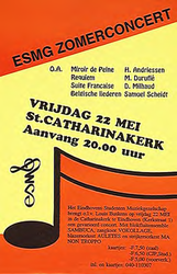 30768 Zomerconcert door ESGM in de St. Catharinakerk, 22-05-1992