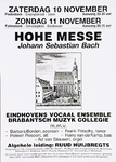 30781 Uitvoering van de Hohe Messe van Bach door het Eindhovens Vocaal Ensemble in de Fatimakerk te Eindhoven en ...