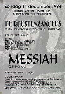 30785 Uitvoering van de Messiah van Haendel door de Roostenzangers in de Tuindorpkerk, 11-12-1994