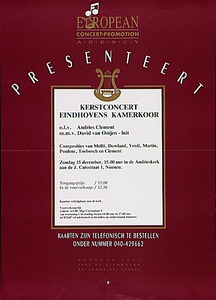 30819 Kerstconcert van het Eindhovens Kamerkoor in de Andrieskerk, 15-12-1992