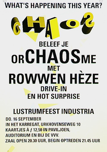 30834 Lustrumfeest Industria met Rowwen Hèze in het Karregat, 16-09-1993