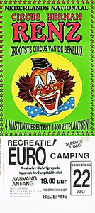 30844 Circusvoorstelling van circus Renz op Euro Camping, 22-07-1993
