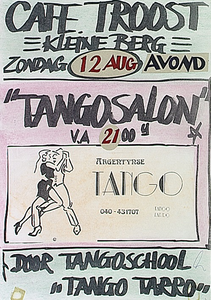 30881 Tango Salon bij cafe Troost door Tangoschool Tango Tarro , 12-08-1991