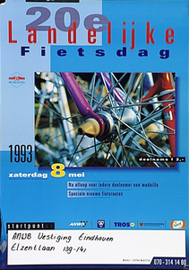 30921 Landelijke fietsdag 1993 georganiseerd door landelijke instellingen, 08-05-1993