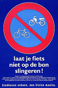 30926 Parkeerverbod van fietsen in voetgangersgebied, 1992