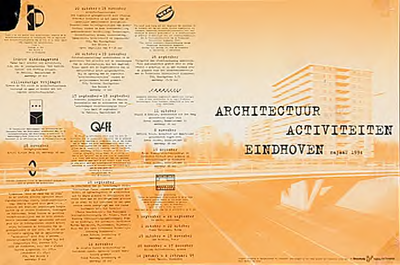30937 Kalender architectuur manifestaties in Eindhoven, 03-09-1994 - 04-02-1995