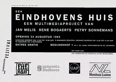 30940 Multimediaproject over de stadsvernieuwing in het kader van het Eindhoven Festival, 22-08-1993 - 04-09-1993