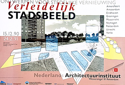 30942 Tentoonstelling stadsbeeld in Nederlandse steden o.a. Eindhoven, georganiseerd door het Nederlands ...