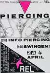 30954 Infoavond Piercing bij Potten en Flikkerkafee de Rel, 04-04-1992