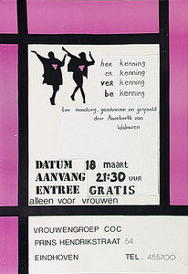 30957 Ontmoetingsavond voor vrouwen bij COC, 18-03-1992