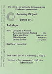 30958 Talkshow door de homo- en lesbische jongerengroep bij COC, 22-06-1991