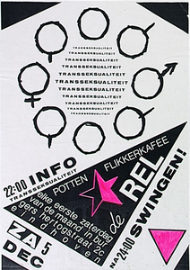 30964 Thema-avond over transseksualiteit in Potten en Flikkerkafee de Rel, 05-12-1993