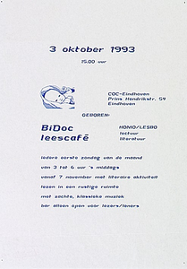 30982 Homo/Lesbo Leescafé bij COC, 03-10-1993