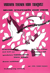 31045 Vredesaktie voor vrouwen in het Catharijne College te Utrecht, 16-11-1991