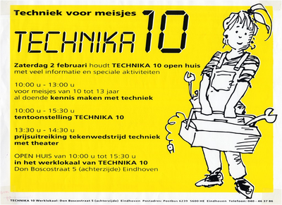 31048 Open huis met informatie en speciale aktiviteiten over techniek voor meisjes georganiseerd door Technika 10 in ...