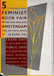 31058 Feminist Book Fair in Beurs van Berlage te Amsterdam, 24-06-1992 - 28-06-1992