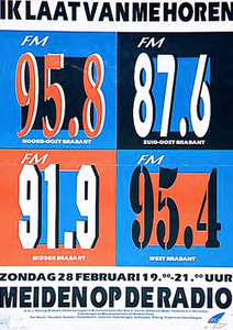 31064 Radiouitzendingen in Brabant voor en door meiden, 28-02-1995