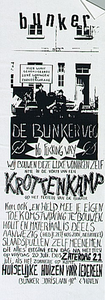31121 Protest van krakers van de Bunker aan de Jorislaan, 20-07-1990 - 21-07-1990