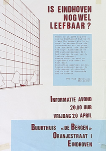 31135 Informatieavond in Buurthuis de Bergen , 20-04-1990