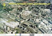 31138 Luchtfoto van de binnenstad van Eindhoven, 1992
