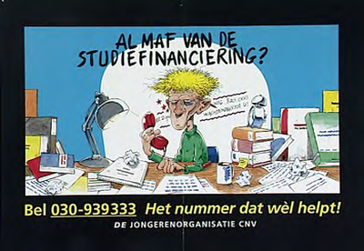 31171 Informatienummer voor jongeren van de jongerenorganisatie CNV, 1993