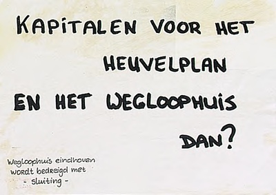 31180 Wegloophuis Eindhoven wordt bedreigd met sluiting, 1990