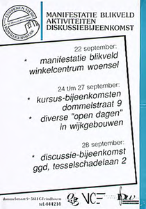 31189 Manifestatie vrijwilligerswerk op diverse locaties in Eindhoven, 22-09-1990 - 28-09-1990