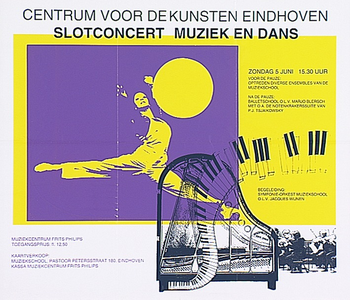 31243 Slotconcert van de Muziekschool Centrum voor de Kunsten in Muziekcentrum Frits Philips, 05-06-1994