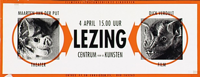31251 Lezing over film en theater in Centrum voor de Kunsten, 04-04-1993