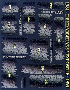 31295 Overzicht van 10 jaar expositie van De Krabbedans, 01-1992